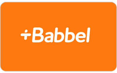 Geschenkkarte Babbel